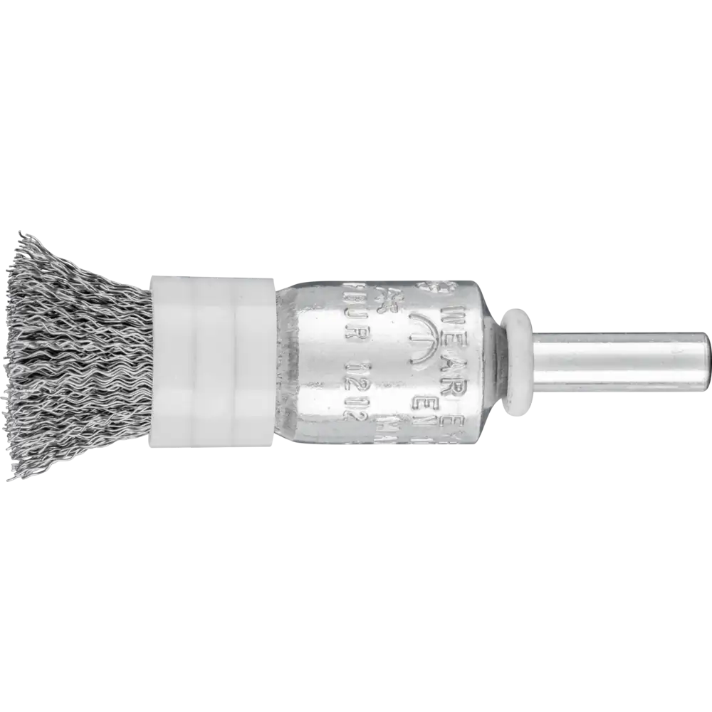 Brosse métallique PFERD TOOLS avec bague de soutien non tressée PBUR fil d'acier