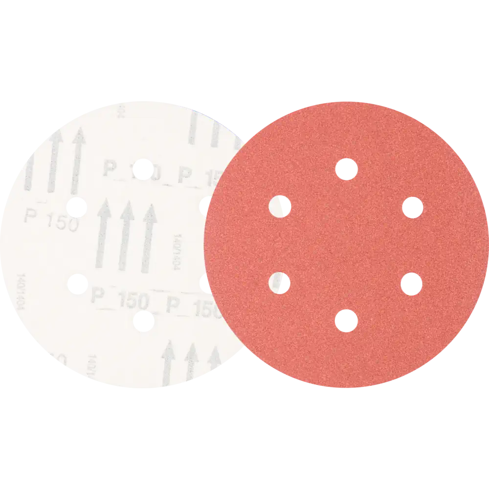 PFERD TOOLS Disque abrasif universel à fixation rapide KSS 6 avec trous d'aspiration pour ponceuse excentrique