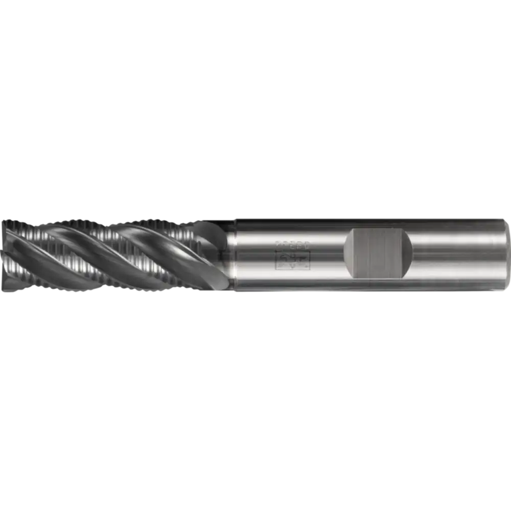 PFERD TOOLS Fraise HSS Ø20 mm, 4 dents, à denture d'ébauche, 2xDC, chanfrein 0,6 mm, queue HB, universelle