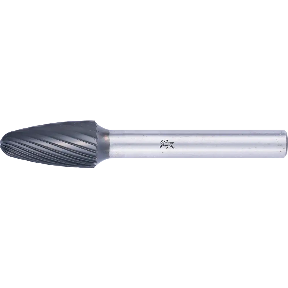 Fraise à surfacer haute performance en carbure PFERD TOOLS, arc rond RBF Ø 10x20 mm, queue Ø 6 mm, denture 3 HICOAT, revêtement universel moyen