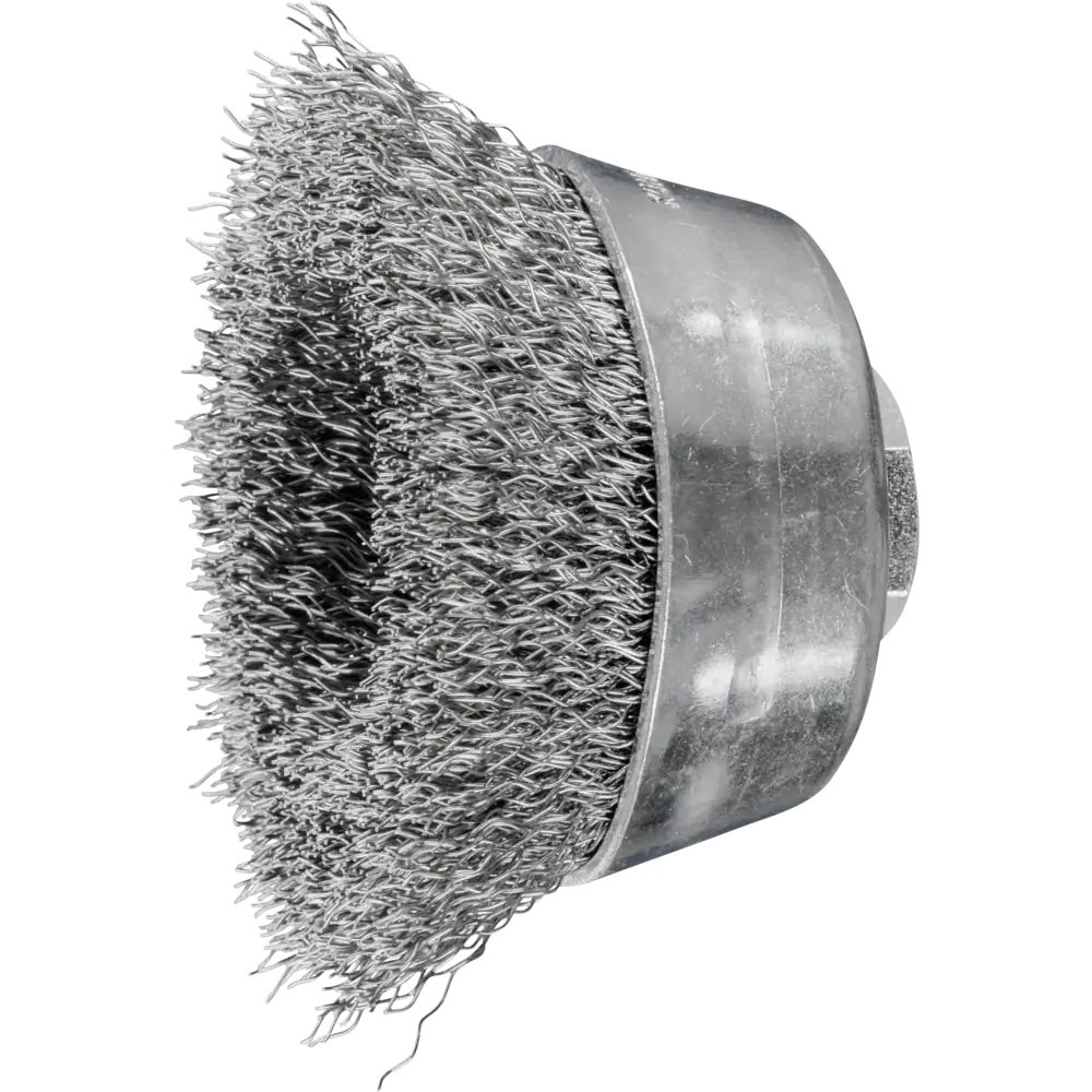 PFERD TOOLS Brosse cup TBU M14 fil d'acier inoxydable non torsadé pour meuleuse d'angle