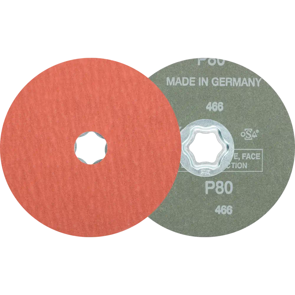 PFERD TOOLS COMBICLICK Disque fibre à grain corindon pour acier inoxydable