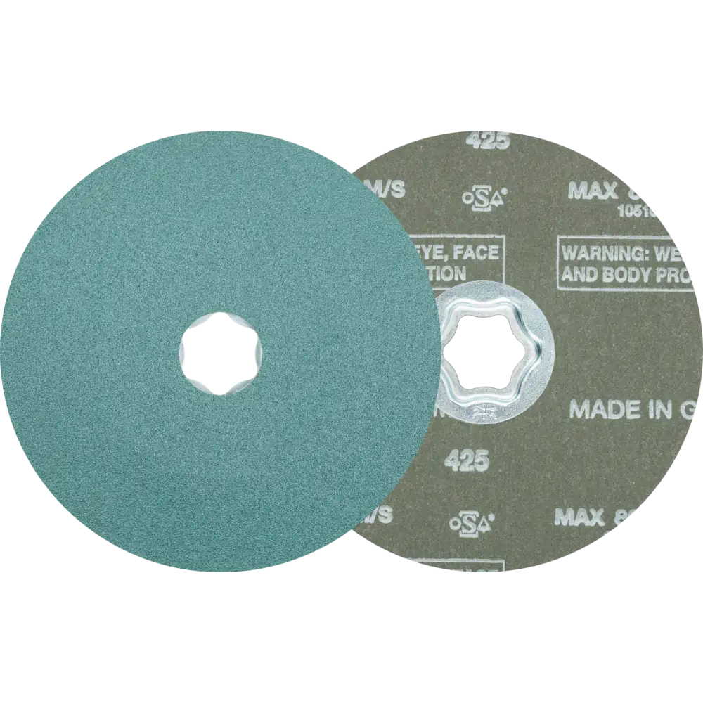 PFERD TOOLS COMBICLICK Disque fibre zircone pour forte abrasion sur acier