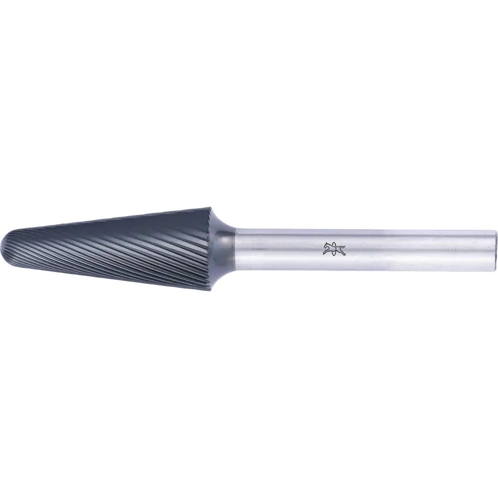 Fraise à surfacer en carbure PFERD TOOLS KEL Ø 12x30 mm, queue Ø 6 mm, grain 5, revêtement HICOAT universel fin