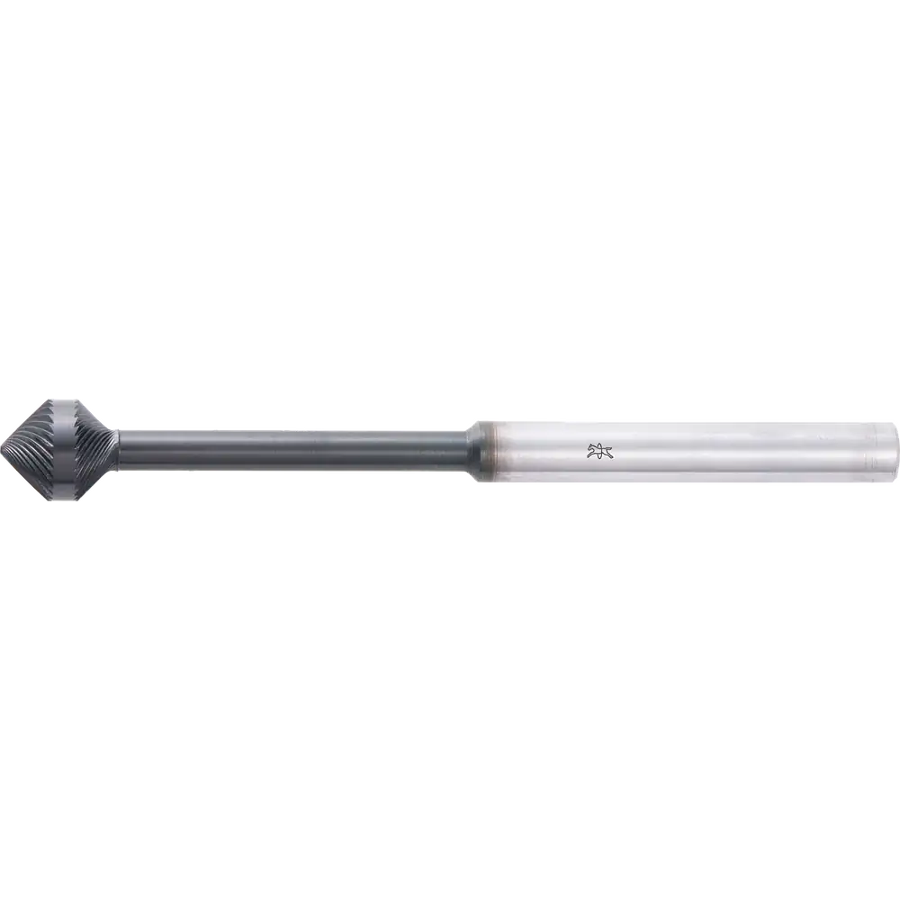 PFERD TOOLS Fraise carbure haute performance KSK-WKN Ø 10x11 mm Ø de tige 6x75 mm denture Z5 revêtement HICOAT forme spéciale pour chanfreinage/débavurage utilisation robotisée