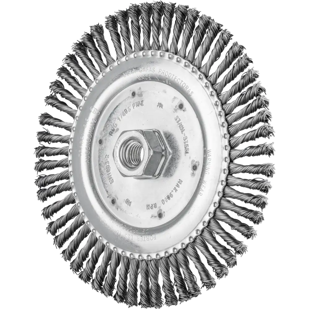 PFERD TOOLS Brosse tressée PIPELINE RBG M14 fil d'acier - meuleuse d'angle
