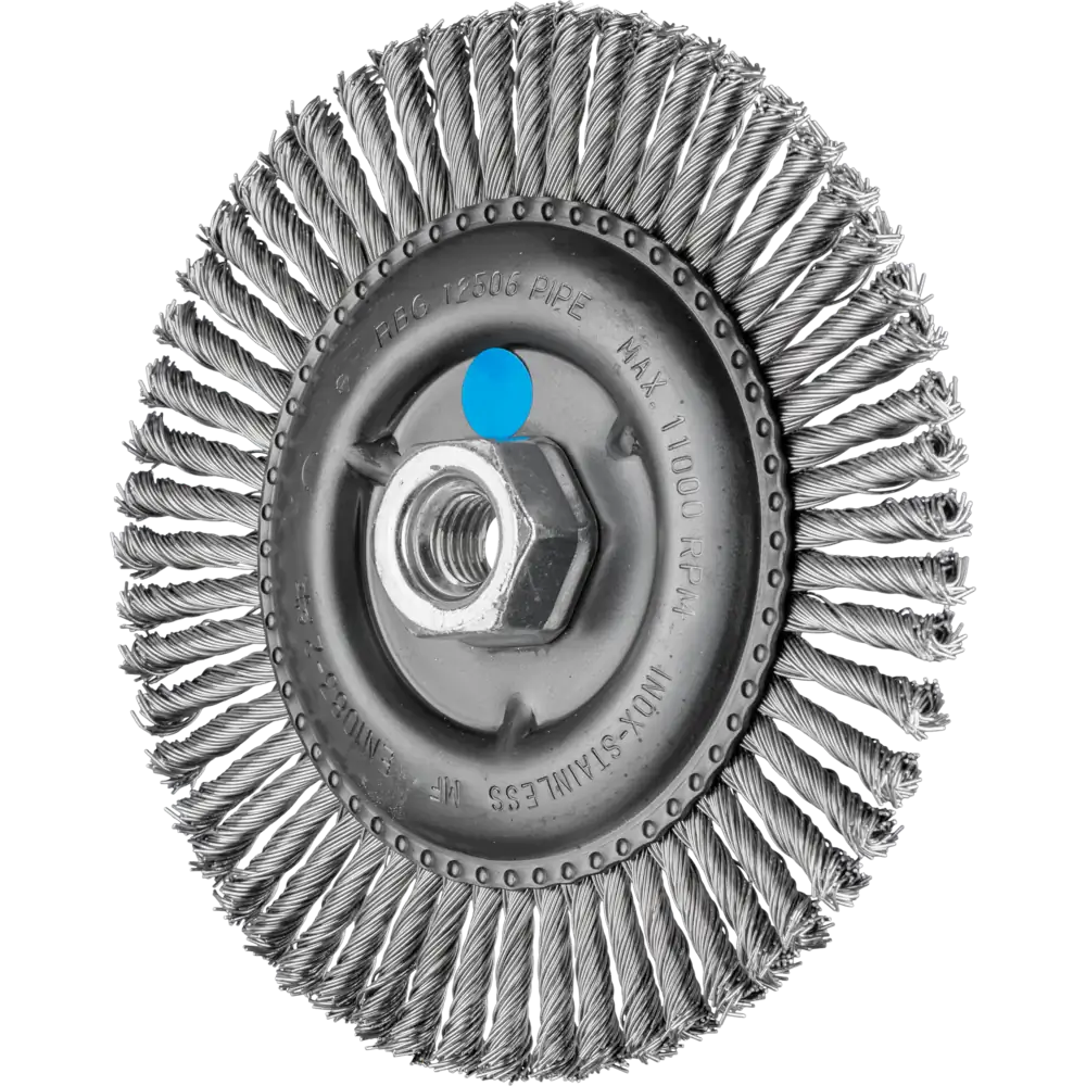 PFERD TOOLS PIPELINE Brosse tressée RBG M14 Fil inox Meuleuse d'angle