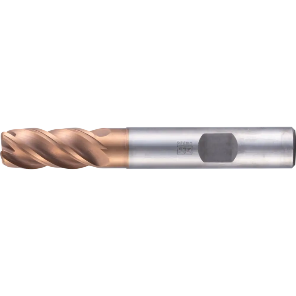PFERD TOOLS Fraise VHM Ø20mm, 4 dents, 2xDC, rayon 3mm, revêtement AlTiN / TiSiXN, queue HB