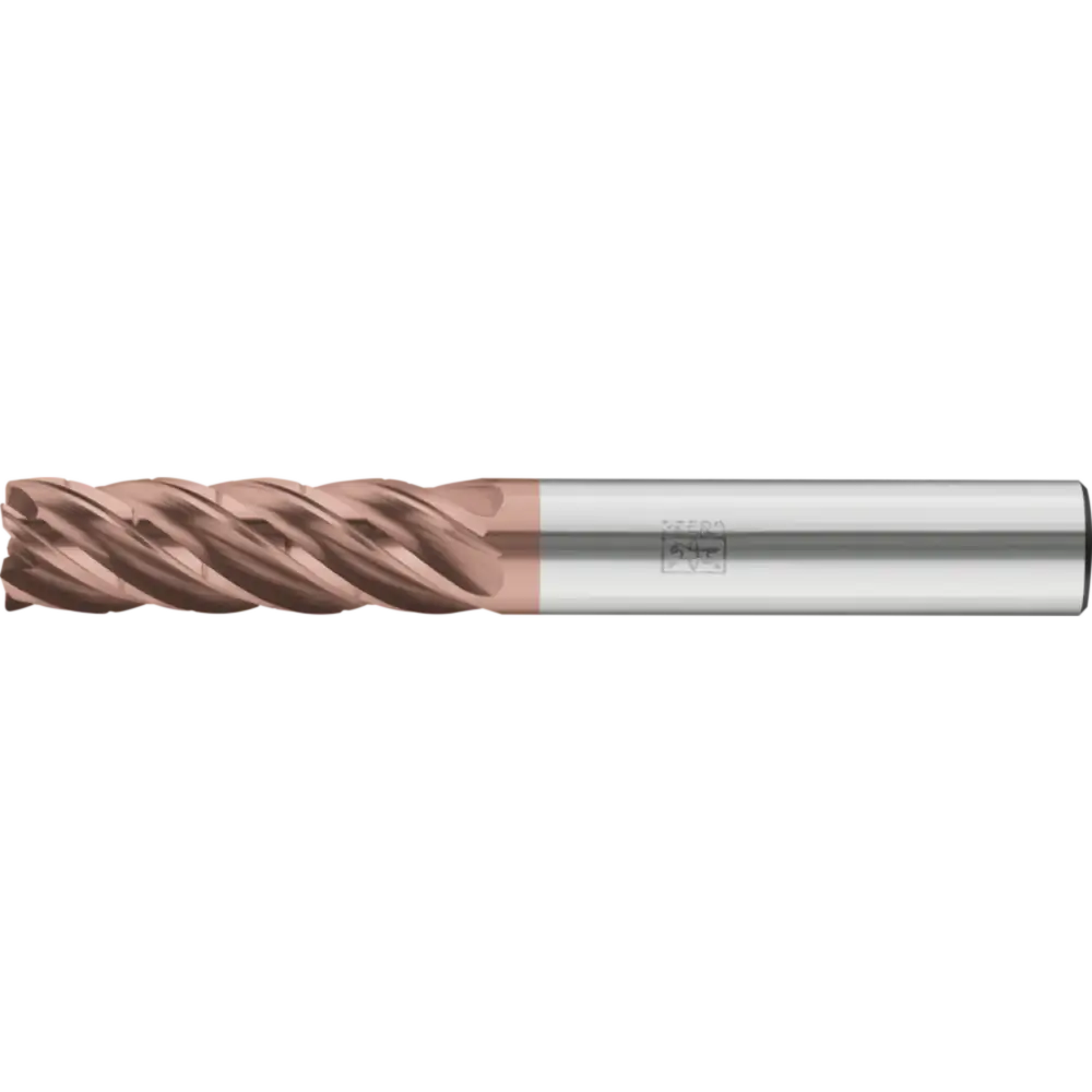 Fraiseuse VHM PFERD TOOLS Ø25mm, 5 tailles, avec séparateur de copeaux, 3xDC, rayon 1mm, queue HB