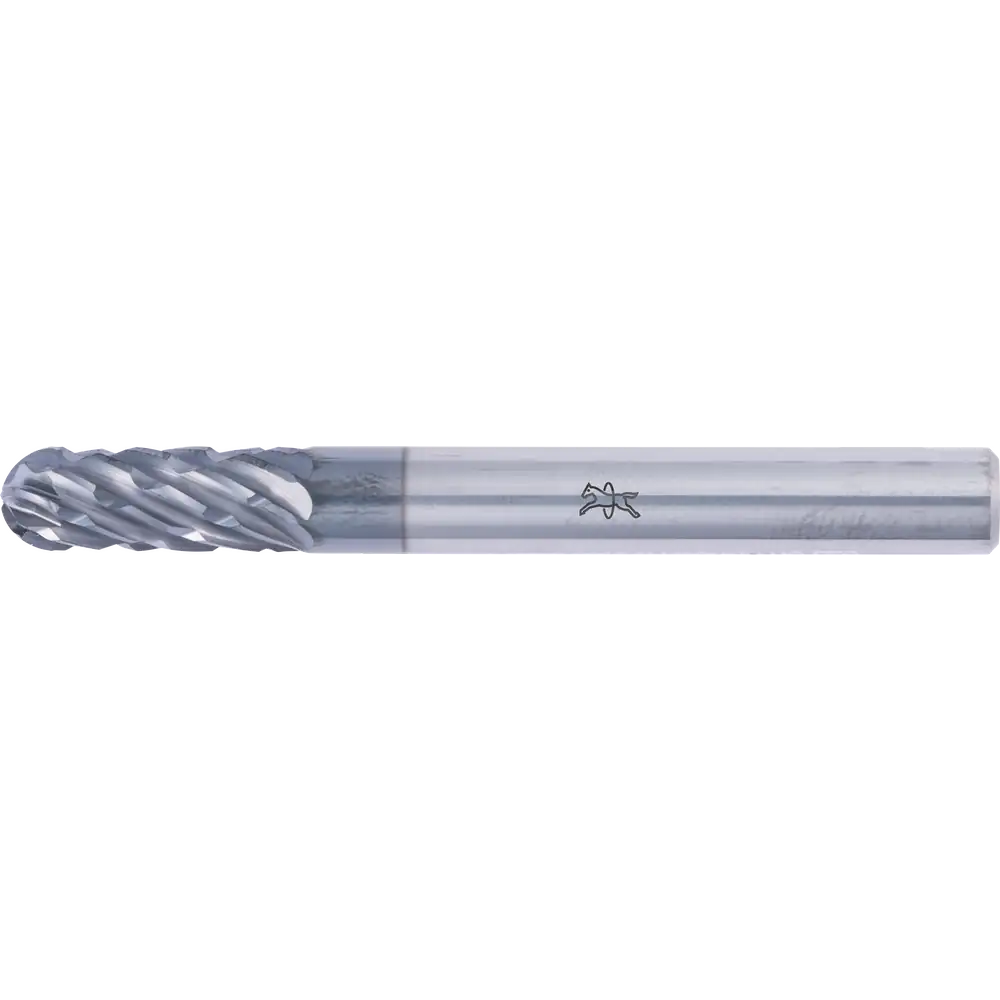 PFERD TOOLS Fraise à queue haute performance en carbure ALLROUND cylindrique WRC Ø 06x16mm Diamètre de la tige 6mm Revêtement HICOAT pour acier