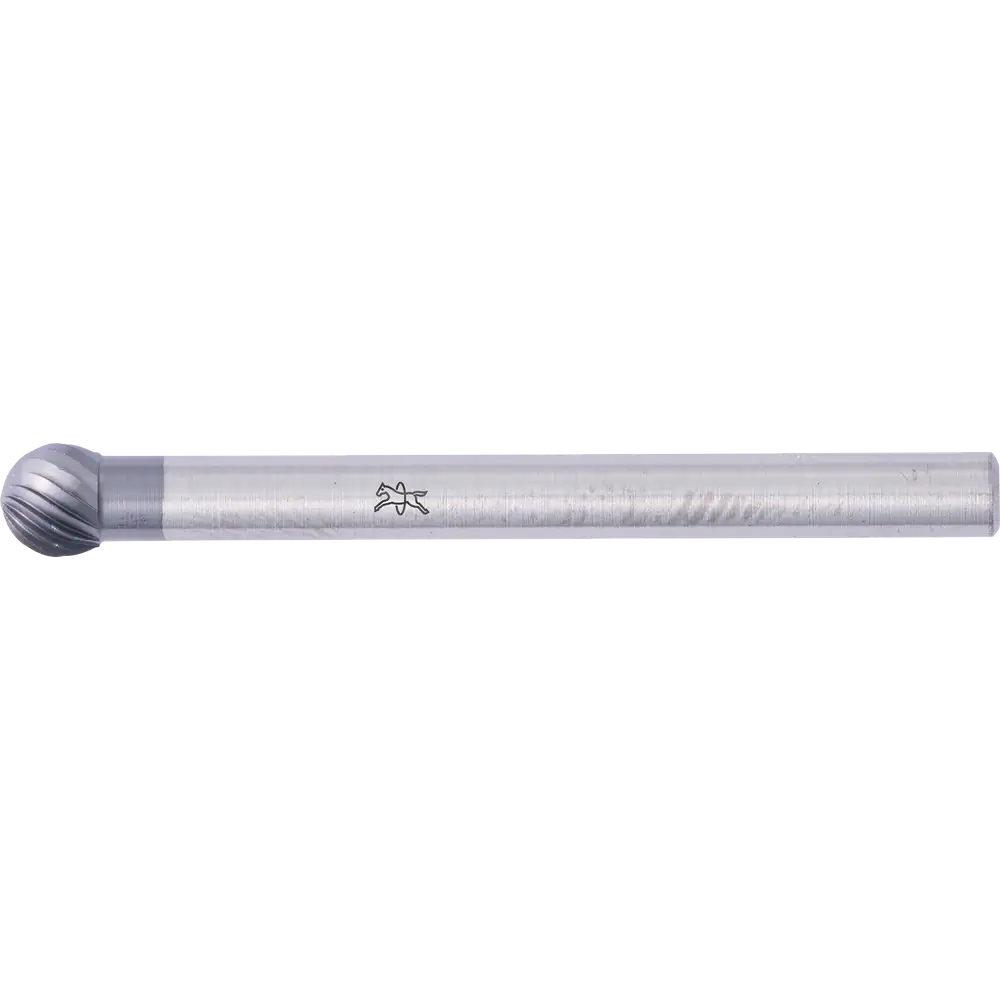 PFERD TOOLS Fraise à carbure haute performance KUD sphérique Ø 04x03mm Ø tige 3mm Z5 HICOAT revêtue universelle fine