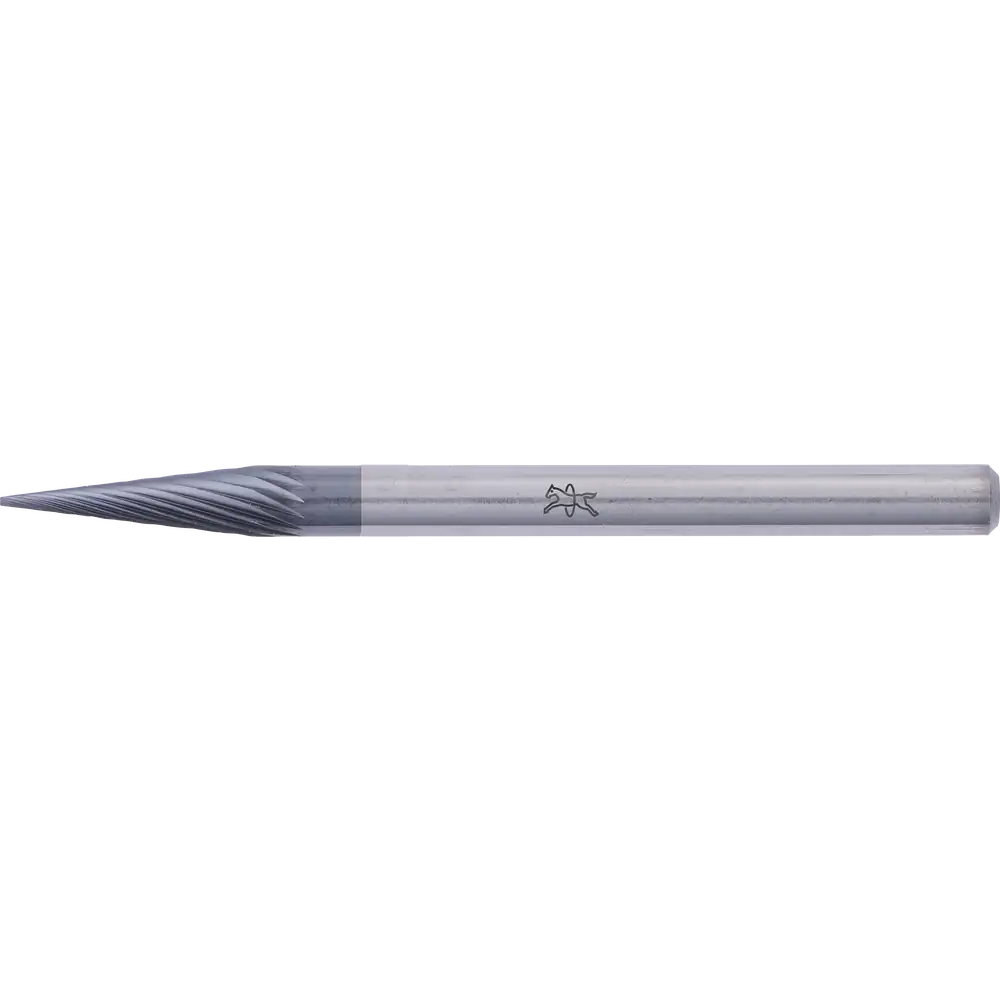 PFERD TOOLS Fraise en carbure de tungstène haute performance à cône pointu SKM Ø 03x11 mm - Ø tige 3 mm - Denture 5 - Revêtement HICOAT - Universel fin