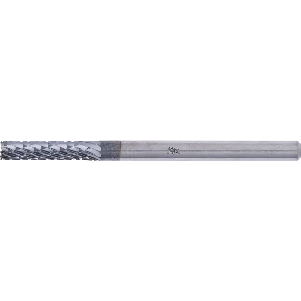 PFERD TOOLS Fraise en carbure haute performance ZYAS cylindrique à denture frontale Ø 6x7mm, queue Ø 3mm Z3P HICOAT revêtue universelle à denture croisée moyenne