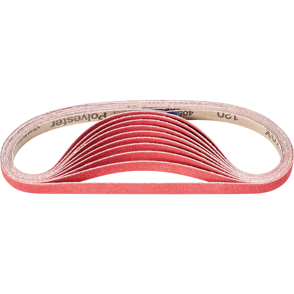 PFERD TOOLS Bande de ponçage en céramique BA pour acier inoxydable avec ponceuse à bande
