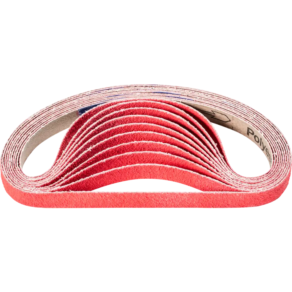 PFERD TOOLS Bande de ponçage en céramique BA pour acier inoxydable avec ponceuse à bande