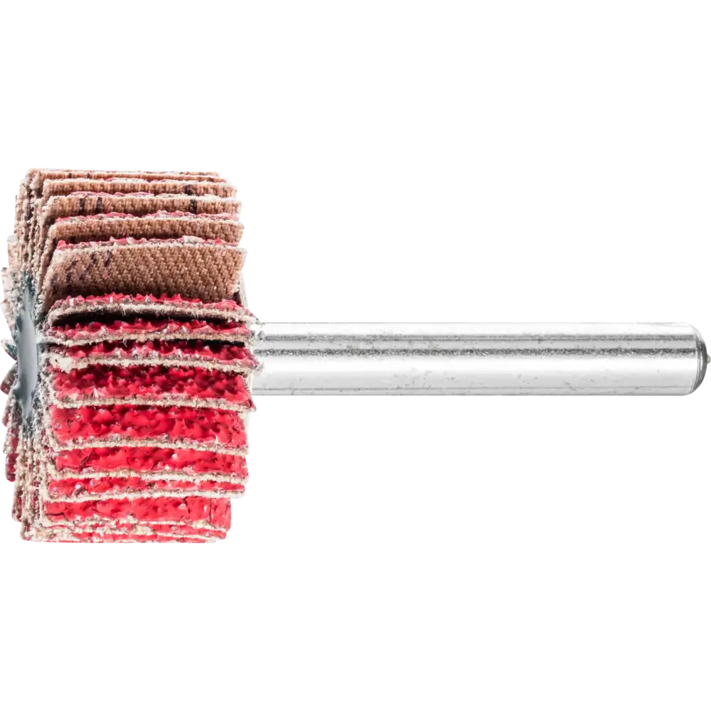 Meule à lamelles en céramique PFERD TOOLS F à forte abrasion pour acier inoxydable