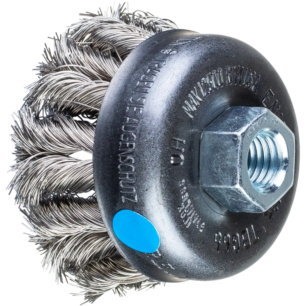 PFERD TOOLS COMBITWIST Brosse cup torsadée TBG M14 en fil d'acier inoxydable