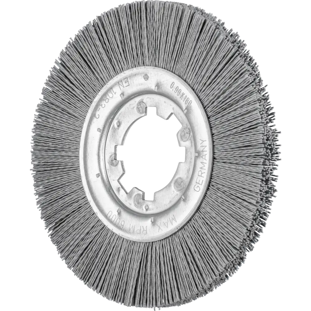 Brosse ronde PFERD TOOLS non tressée RBU (fil SiC) stationnaire