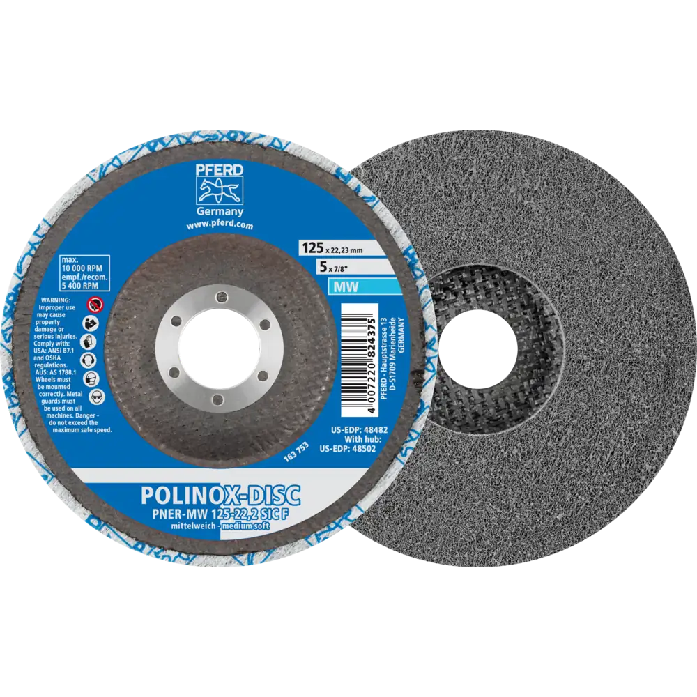 PFERD TOOLS POLINOX disque en non-tissé comprimé PNER