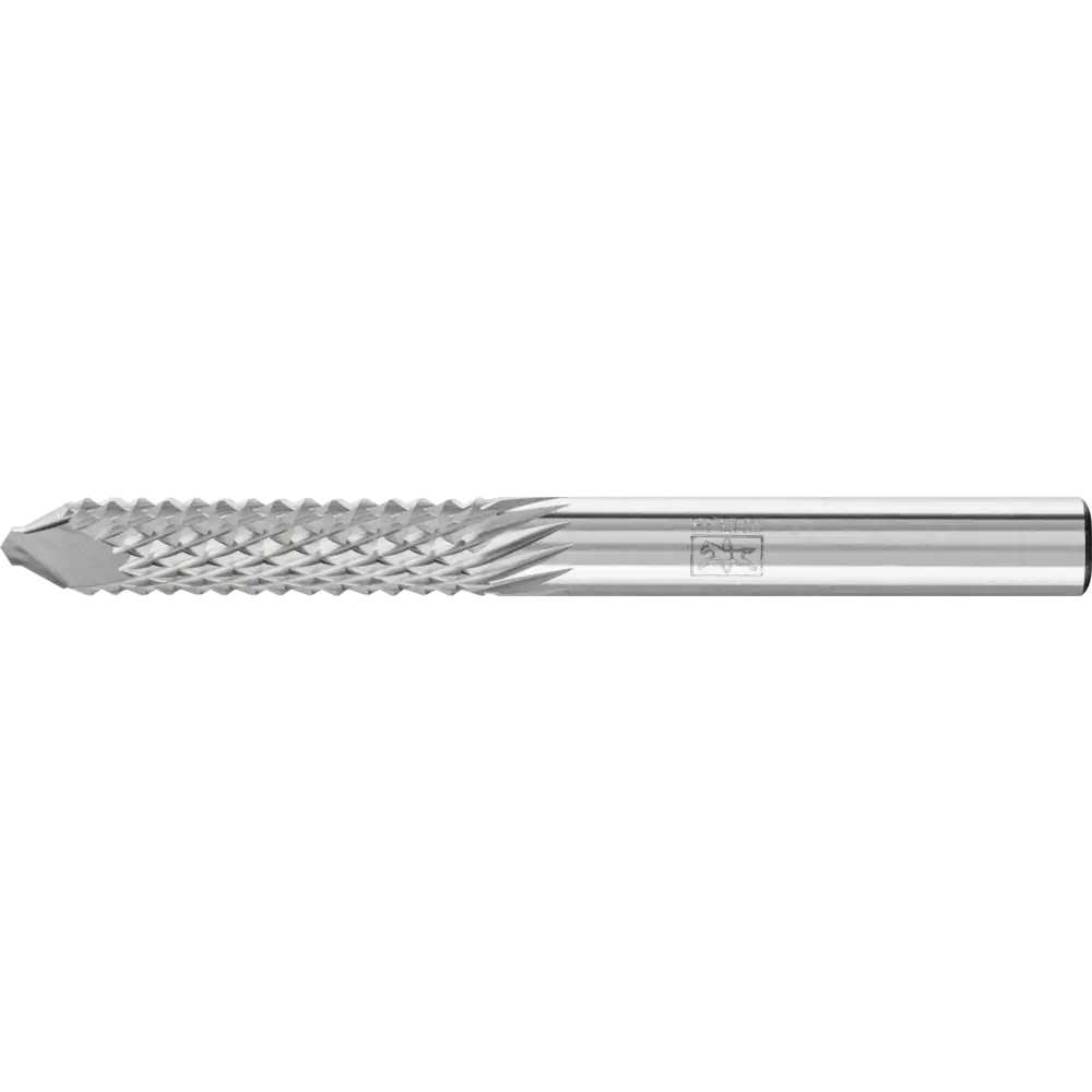 Fraise en carbure ZYA FVKS avec pointe de centrage pour matières plastiques (GFK/CFK) - PFERD TOOLS