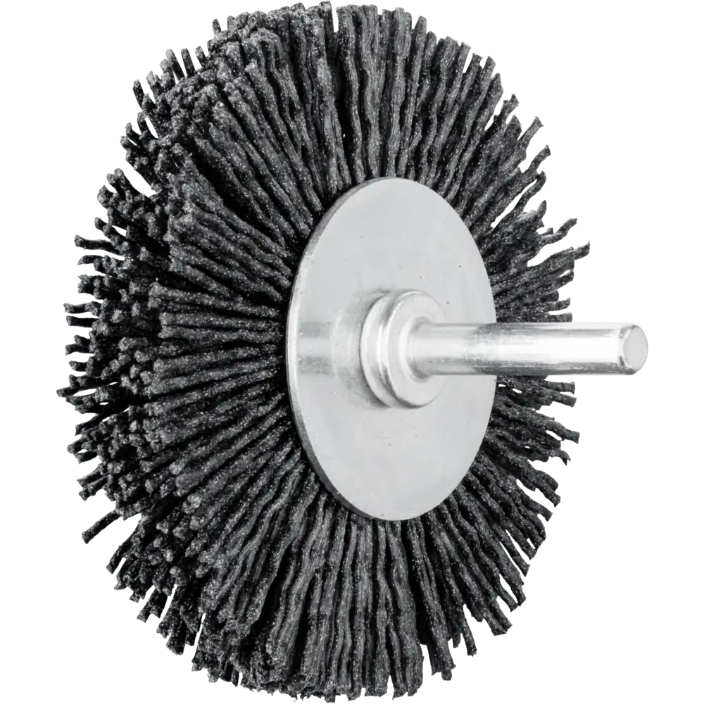 Brosse ronde non tressée RBU en filament céramique avec queue