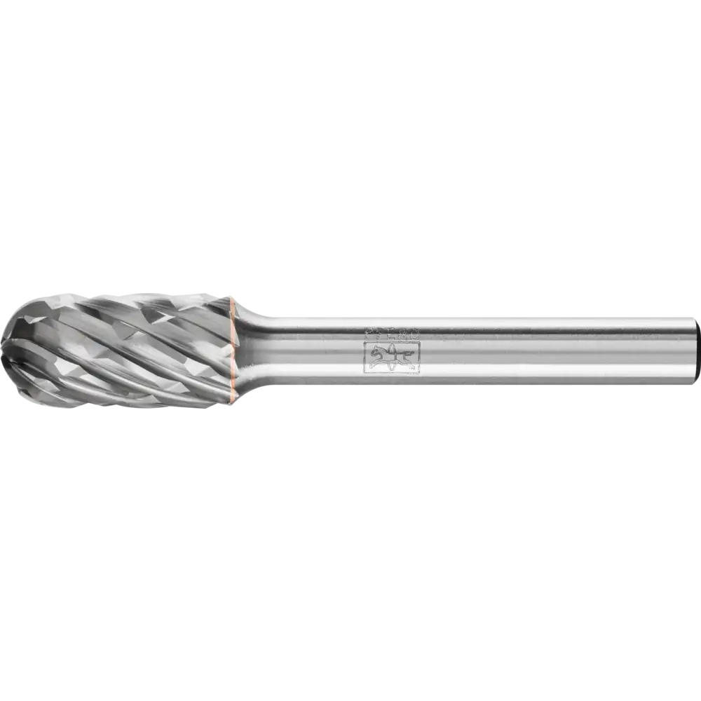 Fraise-carbure haute performance CAST PFERD TOOLS WRC pour fonte, forme cylindrique à bout rond