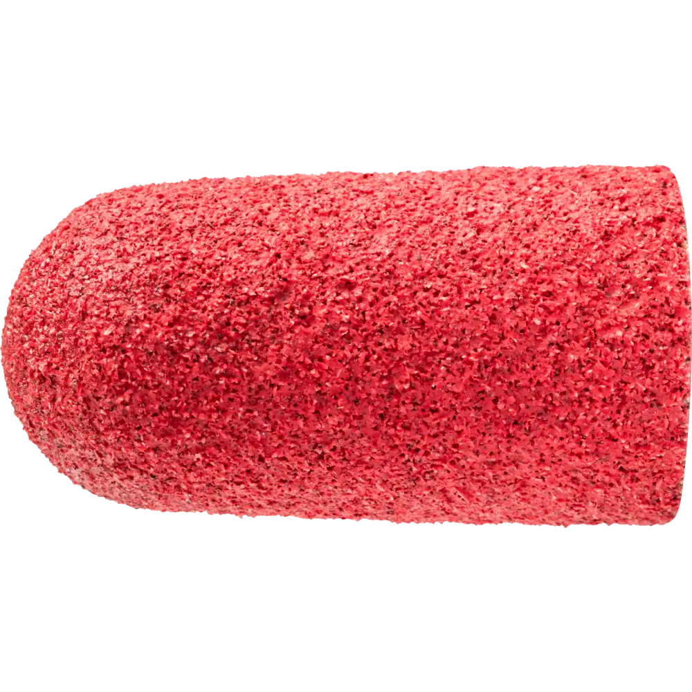 PFERD TOOLS POLICAP Meule à lamelles PC Forme conique ronde Grain céramique pour acier inoxydable