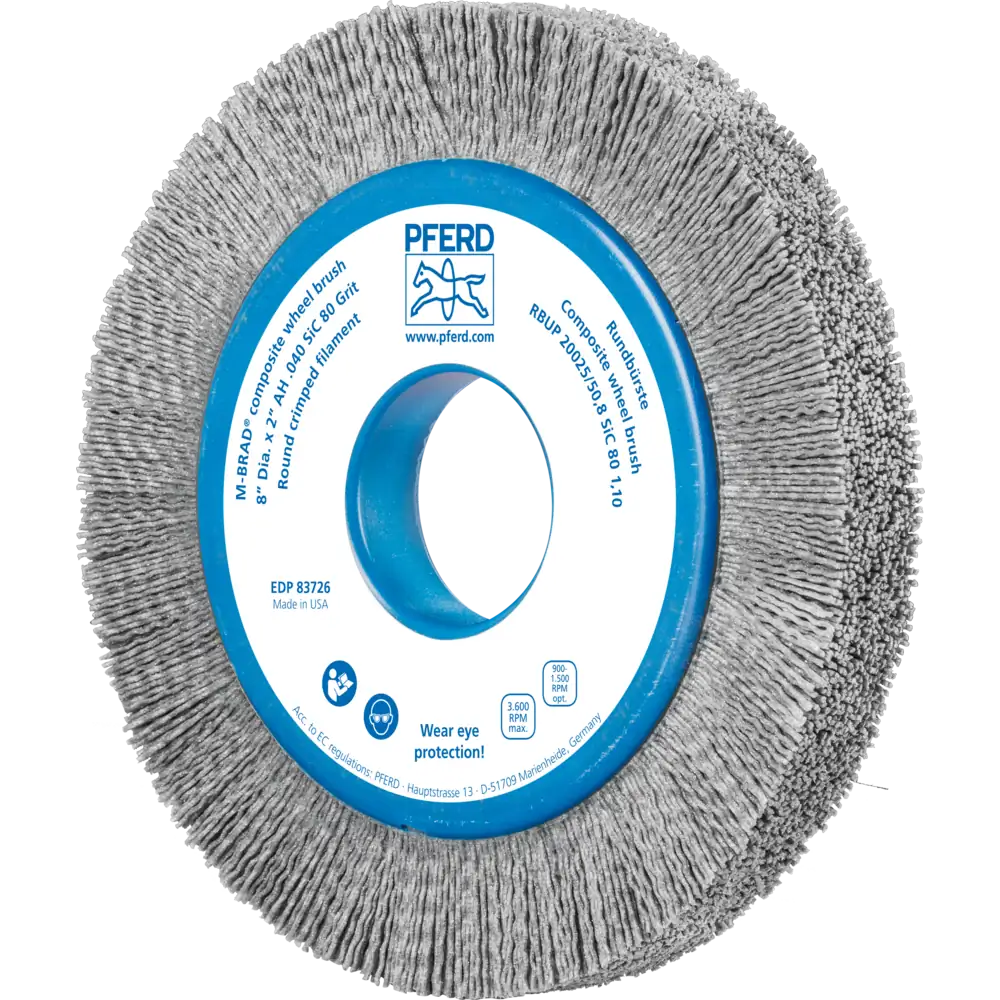 PFERD TOOLS COMPOSITE Brosse ronde RBUP Filament en carbure de silicium