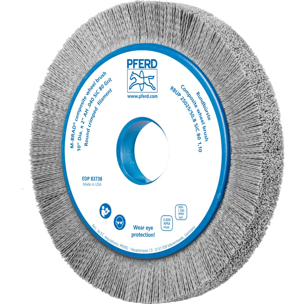 Brosse ronde composite RBUP à filaments SiC