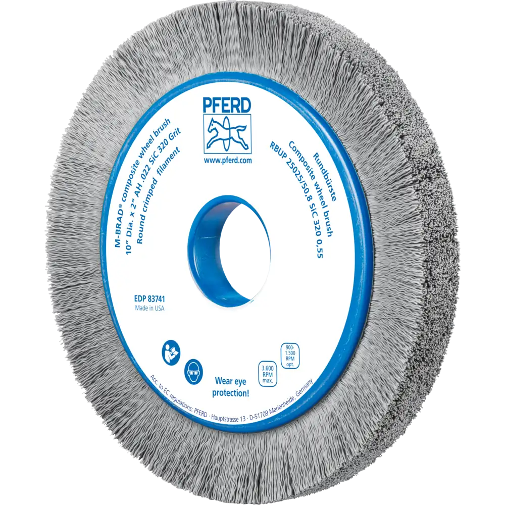 Brosse ronde composite RBUP à filaments SiC
