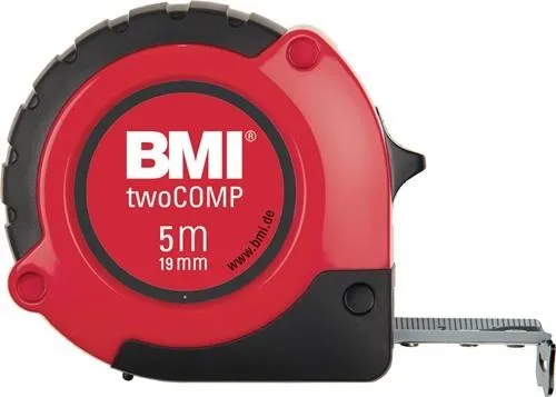 Mètre ruban à cliquet Bmi twoComp L.10m B.30mm mm/mm EG II ABS Automatic SB