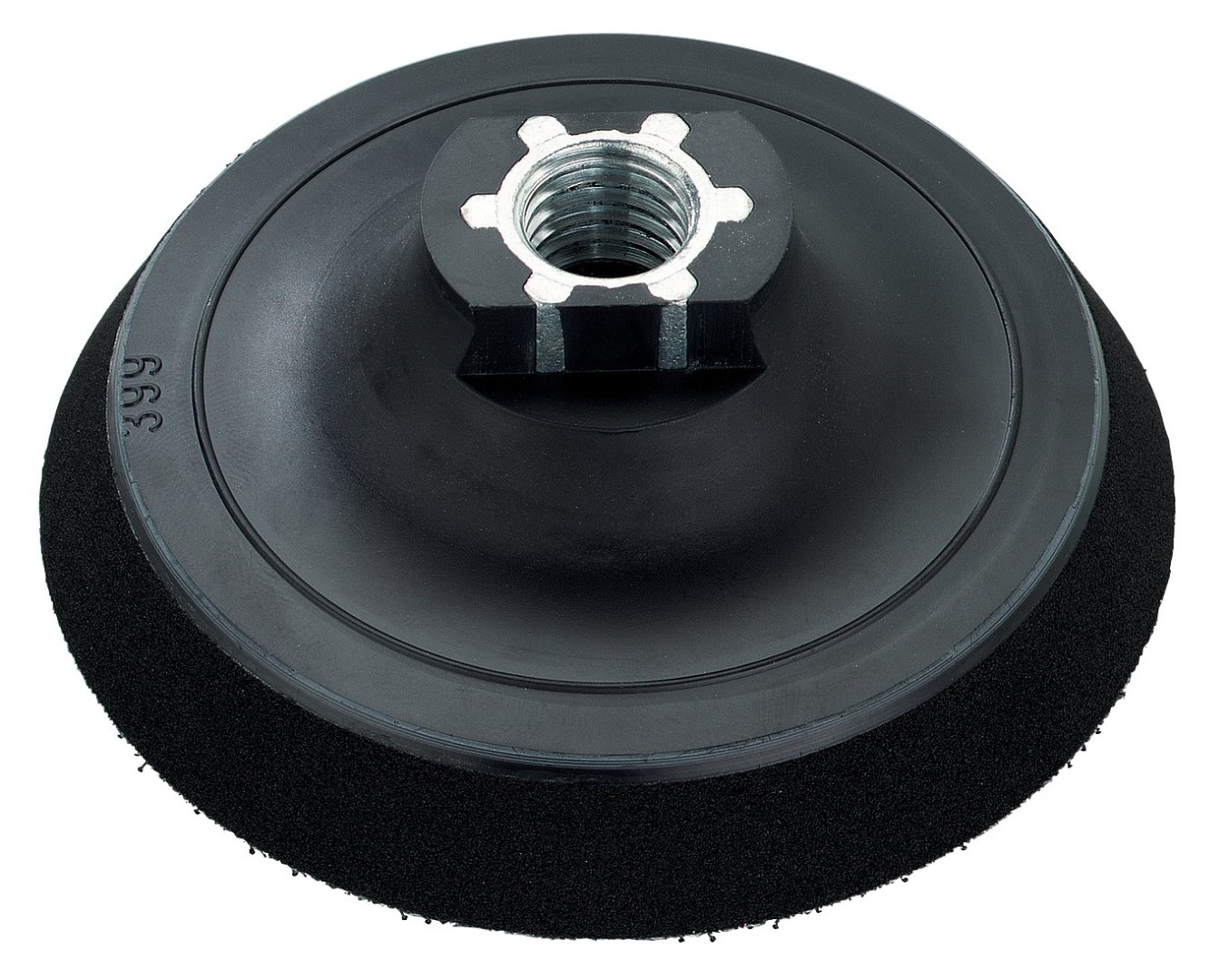Disque de ponçage et polissage à fixation auto-agrippante M 14 pour accessoires Metabo