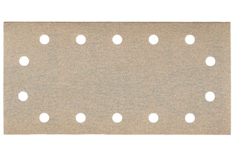 Feuilles de ponçage adhésives Metabo professional 115x230 mm pour peinture, vernis, mastic, pour ponceuse - 25 pièces — lot de 25 pièces