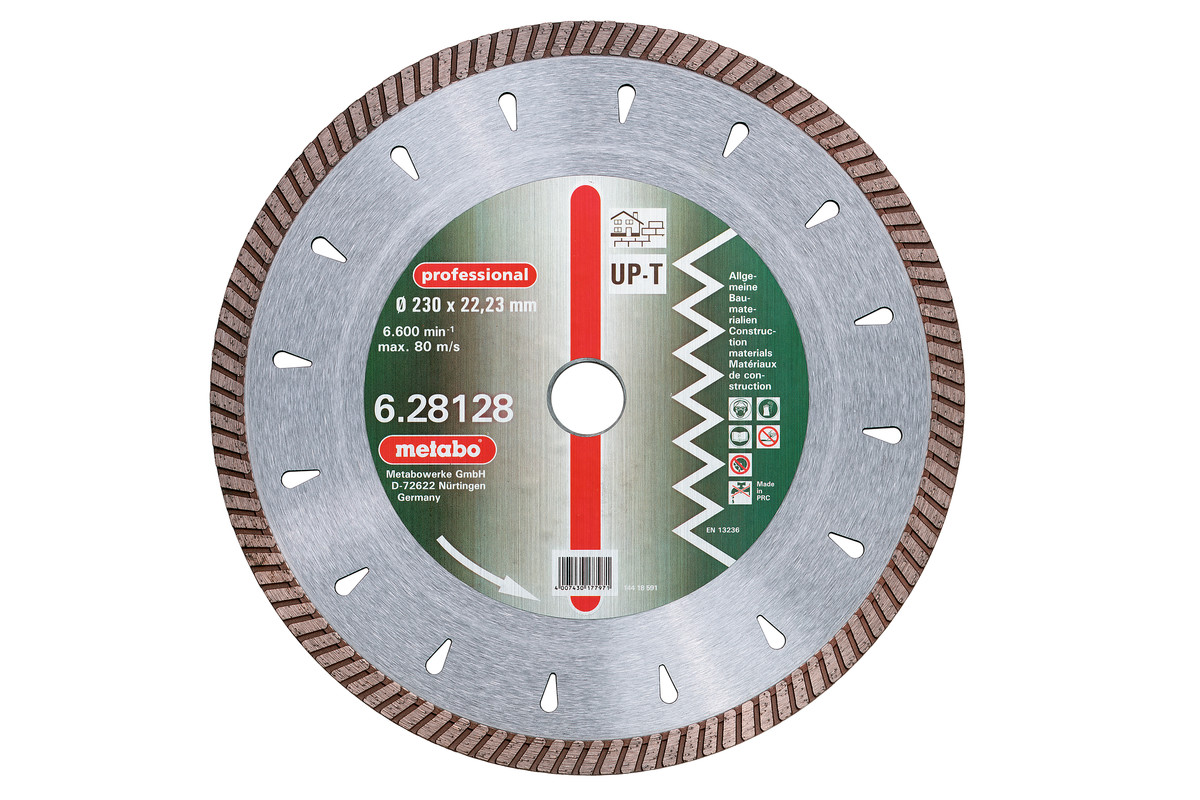 Disque diamant Metabo professional UP-T Turbo / Universal