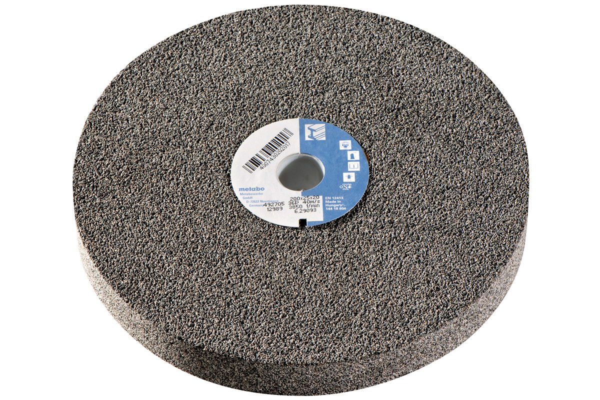 Disque de ponçage Metabo grain 60 N (corindon normal) pour ponceuse double ø 125