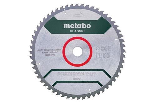 Disque de scie circulaire Metabo HW/CT 305 x30, 56 WZ 5° neg 628064000