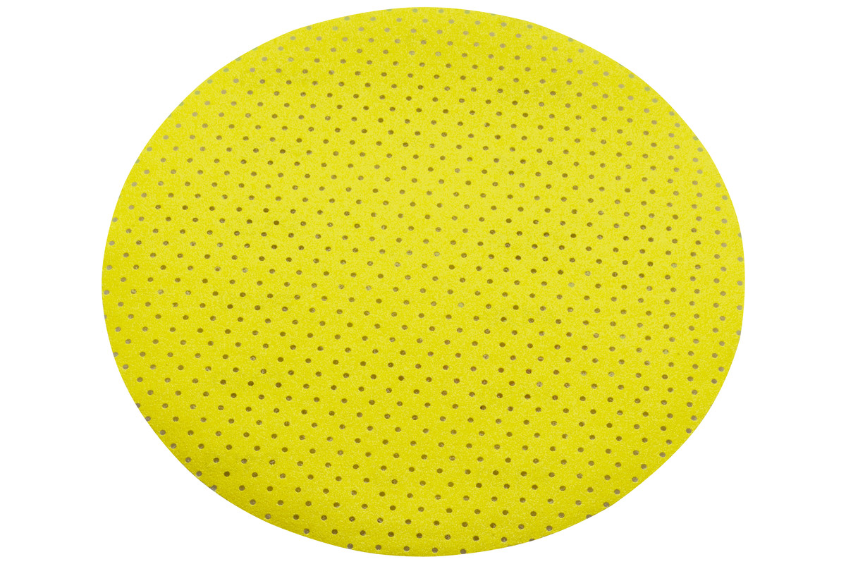 Metabo Disques de ponçage adhésifs 225 mm professional, perforation multiple, pour enduits, peintures, laques, pour ponceuses à long col
