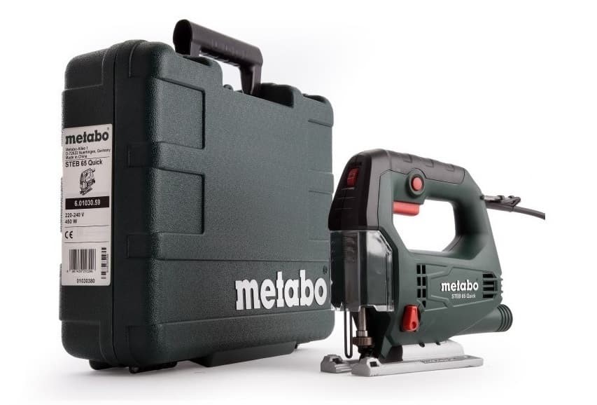 Scie circulaire alternative Metabo STEB 65 Quick 450 W avec étui en plastique