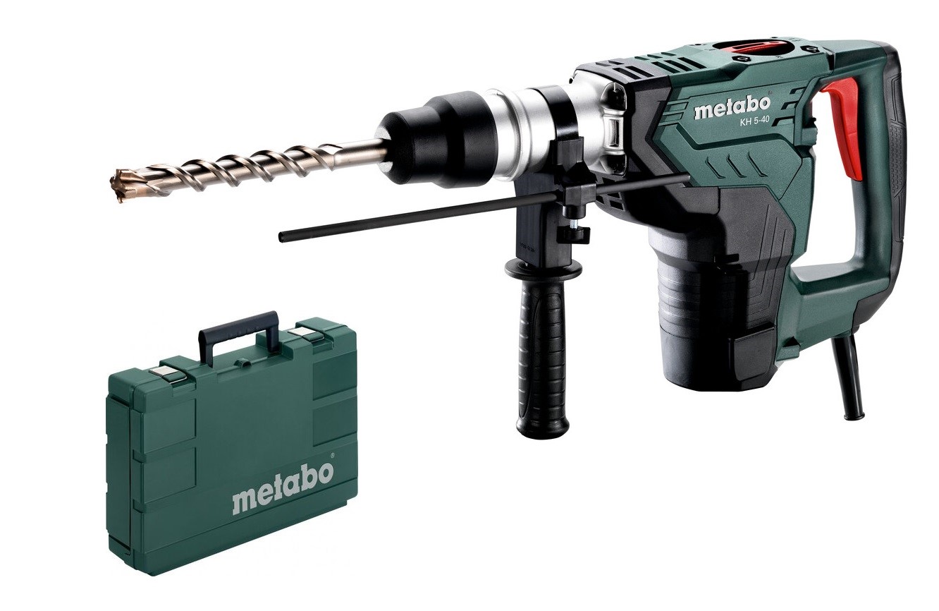 Marteau perforateur Metabo KH 5-40 SDS-Max 1100 W avec coffret en plastique