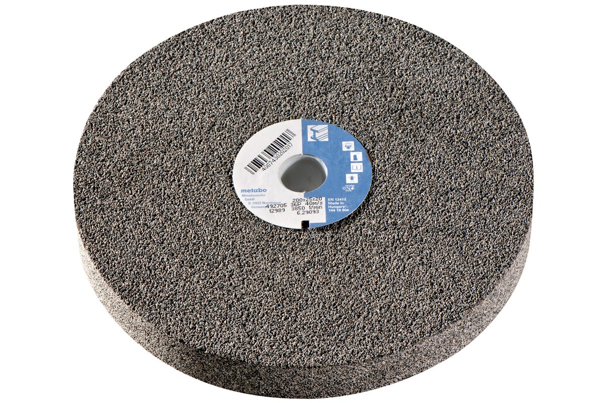 Meule Metabo 60 N corindon normal pour ponceuse double 250 mm