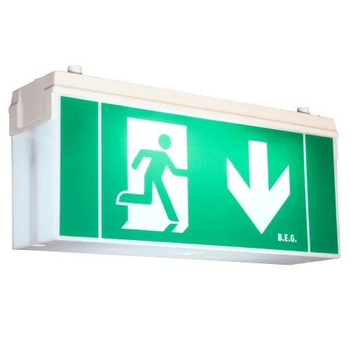 BEG Brück Electronic Lumière de signalisation de secours 2DN-H25/8/EVG