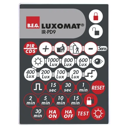 BEG Brück Electronic Télécommande IR-PD9