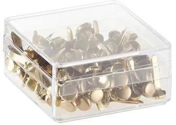 Pince pour sachets d'échantillons 331 7x17mm tête ronde acier 100 pièces — lot de 100 pièces