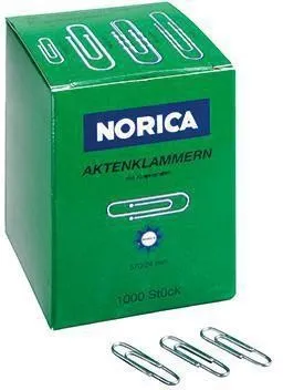 Attache-tout Norica 2210 24 mm métal lisse zingué 1 000 pièces/paquet