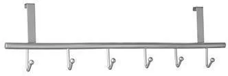 Porte-manteau mural ALCO 2839 17x6,8x60 cm métal argent