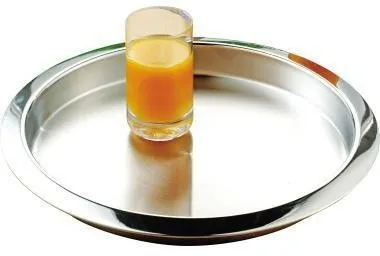 Plateau de service Esmeyer VENGA 307-009 35 cm rond en acier inoxydable