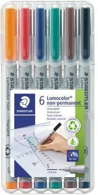 Stylo-feutre Staedtler Lumocolor 311 WP6 0,4 mm, 6 pièces/boîte