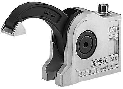 Serre-joint compact BESSEY BAS hauteur de serrage 97 mm portée 60 mm avec sabot en aluminium à trou de fixation ouvert