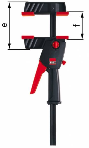 Bessey Pinces à serrer DuoKlamp Portée 650 mm Déport 85 mm Ouverture 75 - 685 mm