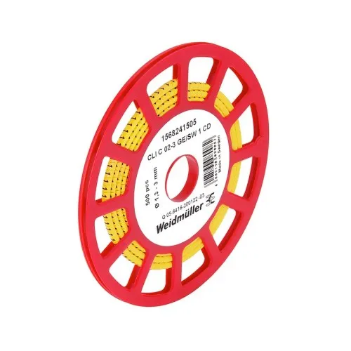 Marqueur de câbles Weidmüller CLI C02-3GE/SW M CD